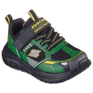 Skechers Sneaker "SKECH TRACKS-TRACTOR-TRONIX, John Deere", Klettschuh im John Deere Design, Größenschablone zum Download