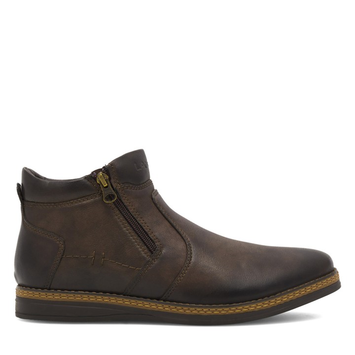 Schnürschuhe Lanetti MBS-CARDIFF-10 Braun