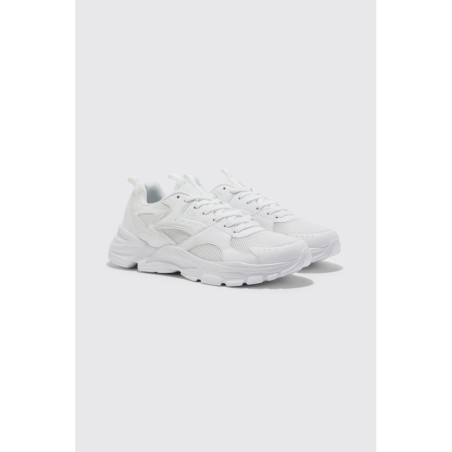 Klobige Laufschuhe - Weiß - 44, Weiß