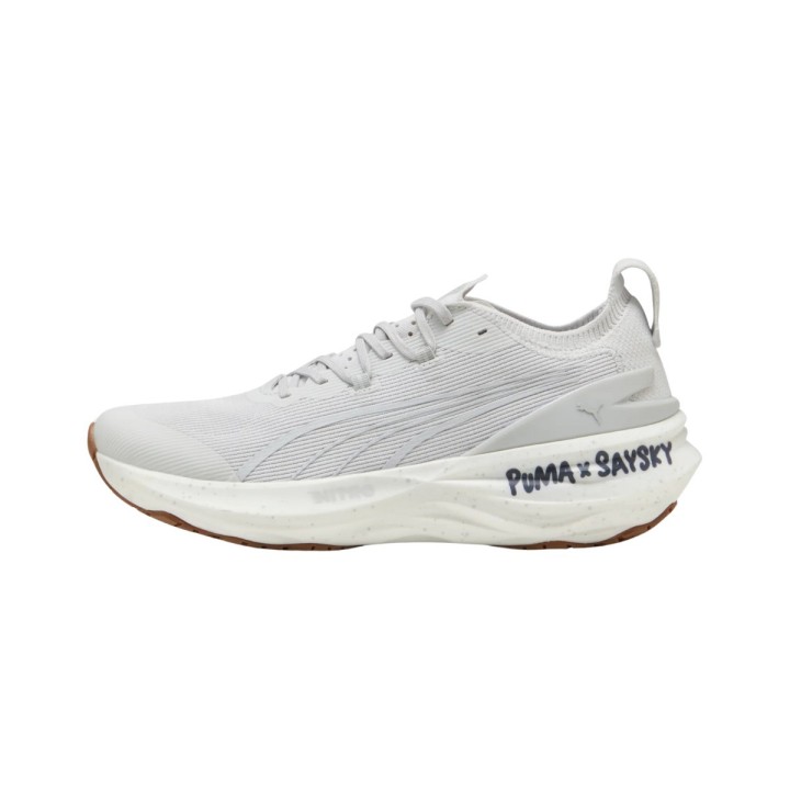 Schuhe Puma x SAYSKY ForeverRun Nitro 2 Grau Weiß SS25, Größe 42 - EUR