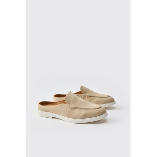 Wildleder-Loafer - Ecru - 41, Ecru