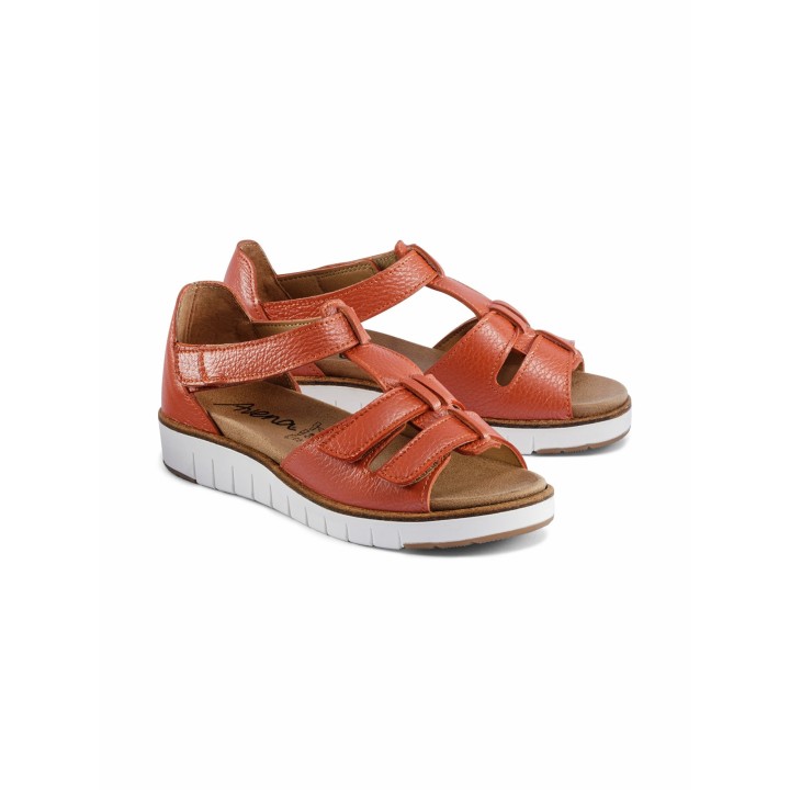 Hirschleder- KlettSandalenschuh