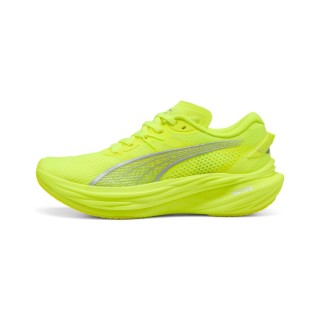 Puma Deviate Nitro 3 Gelb Grau SS25 Damen-Sneaker, Größe 41 - EUR