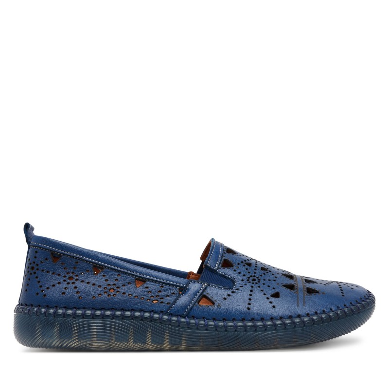 Halbschuhe Manitu 840073 Blau