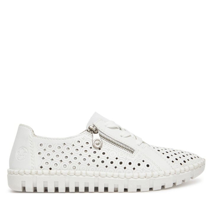 Halbschuhe Rieker M2300-80 Weiß
