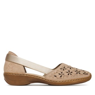 Halbschuhe Rieker 41356-60 Beige