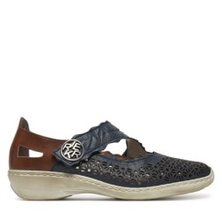 Halbschuhe Rieker 413G4-14 Dunkelblau