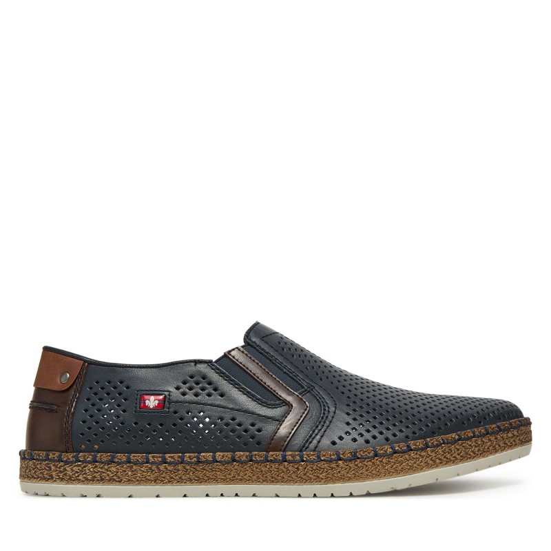 Halbschuhe Rieker B5297-14 Dunkelblau
