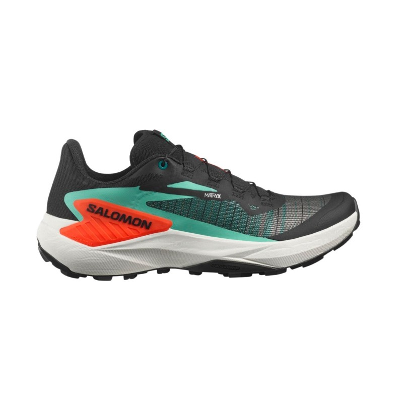 Salomon Genesis Schuhe Schwarz Grün, Größe EU 43 1/3