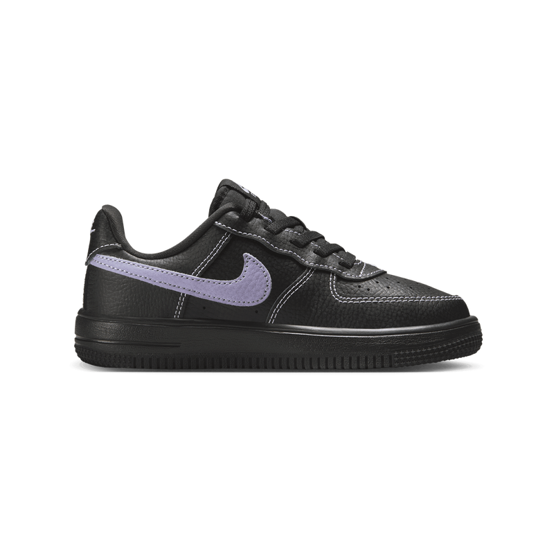 Nike Air Force Unisex Schuhe - Schwarz - Größe: 25 - Leder - Foot Locker
