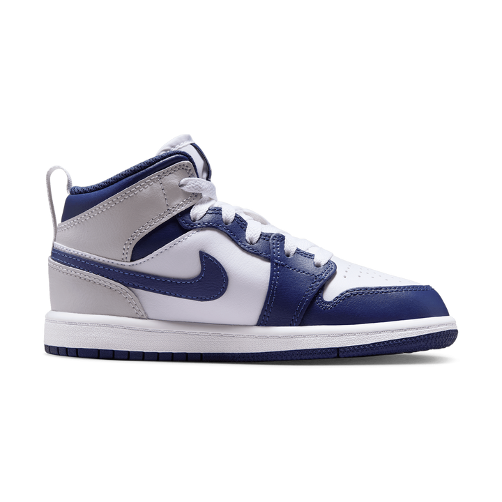 Jordan Aj1 Mid Unisex Schuhe - Weiß - Größe: 32 - Leder - Foot Locker