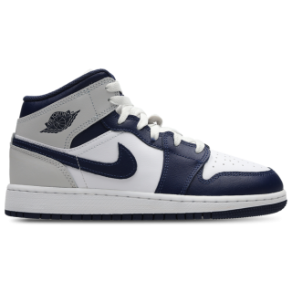 Jordan Aj1 Mid Unisex Schuhe - Weiß - Größe: 36 - Leder - Foot Locker