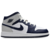 Jordan Aj1 Mid Unisex Schuhe - Weiß - Größe: 36 - Leder - Foot Locker