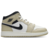 Jordan Aj1 Mid Unisex Schuhe - Weiß - Größe: 36 - Leder - Foot Locker