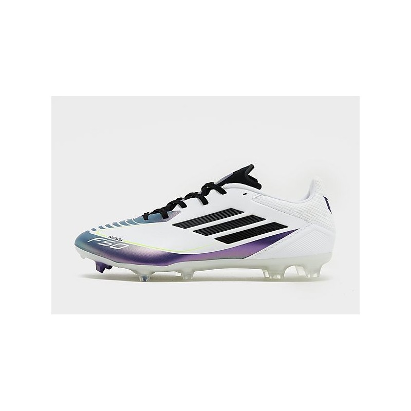 adidas F50 League Messi FG - White - Mens, White
