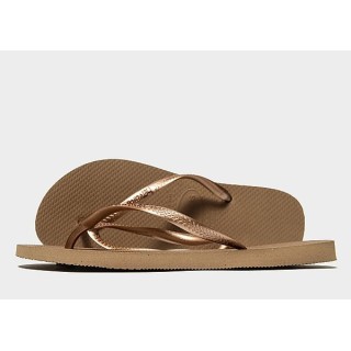Havaianas Slim Flip Flops Damen - Rose Gold - Womens, Rose Gold