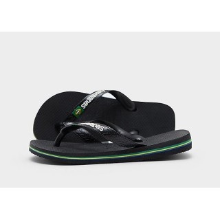 Havaianas Brasil Logo Flip-Flops Kleinkinder - Black - Kids, Black