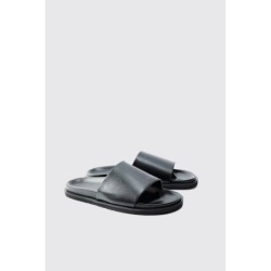 PU Platform Slides - Schwarz - 41, Schwarz