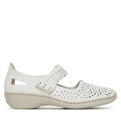 Halbschuhe Rieker 41399-80 Weiß