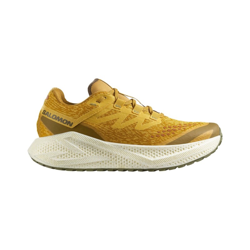 Salomon Aero Glide 3 GRVL Schuhe Gelb Grün SS25, Größe EU 42