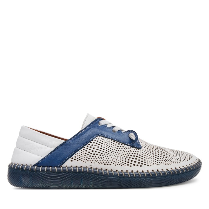 Halbschuhe Manitu 840074 Weiß