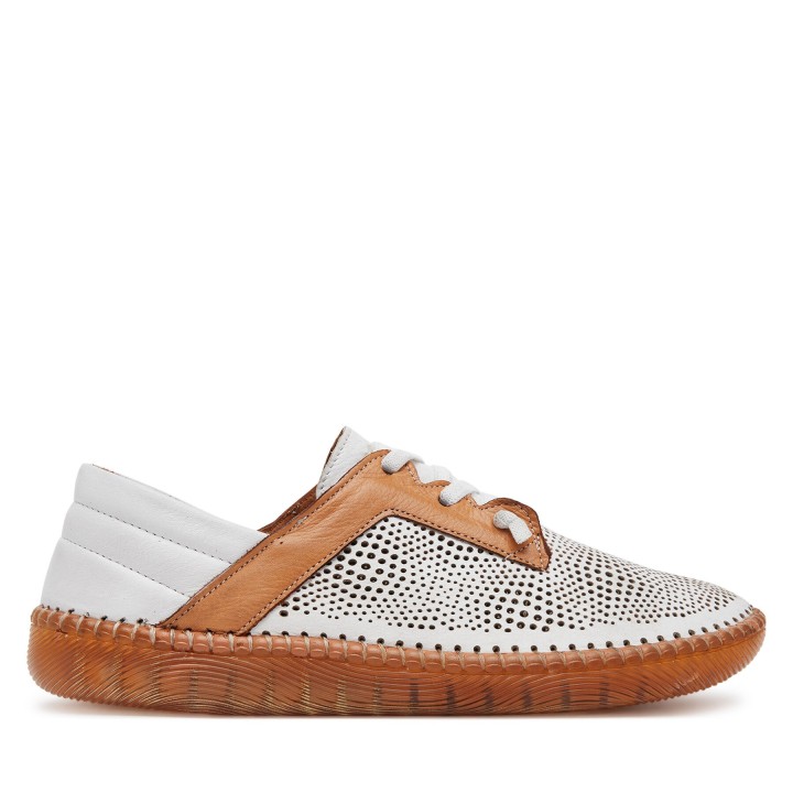 Halbschuhe Manitu 840074 Weiß