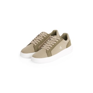 Calvin Klein Jeans Sneaker "CHUNKY CUPSOLE MG CANVAS", Halbschuh, Schnürschuh, Freizeitsneaker mit seitlichem CK-Logo