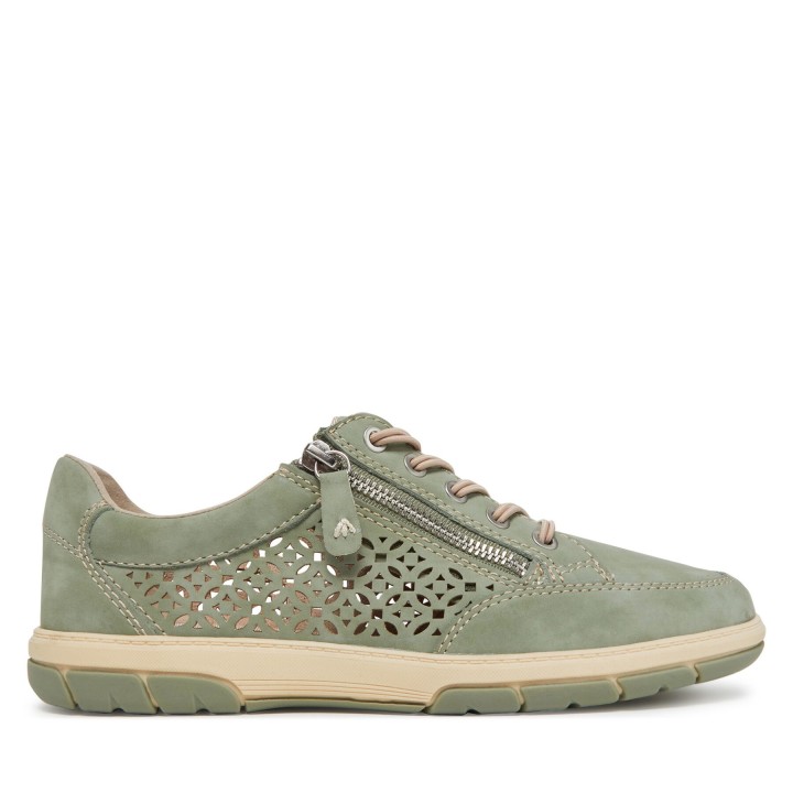 Halbschuhe Jana 8-23665-44 Khakifarben