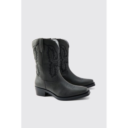 Cowboy-Stiefel - Schwarz - 41, Schwarz