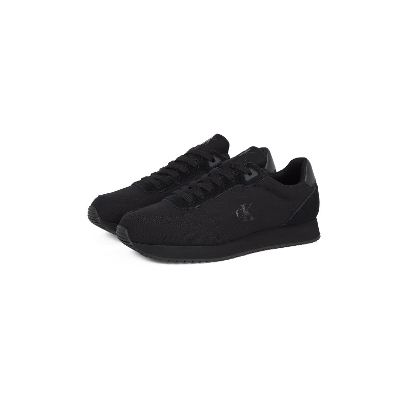 Calvin Klein Jeans Sneaker "RUNNER SOCK LACEUP MG CANVAS", Freizeitschuh, Halbschuh, Schnürschuh in klassischer Optik