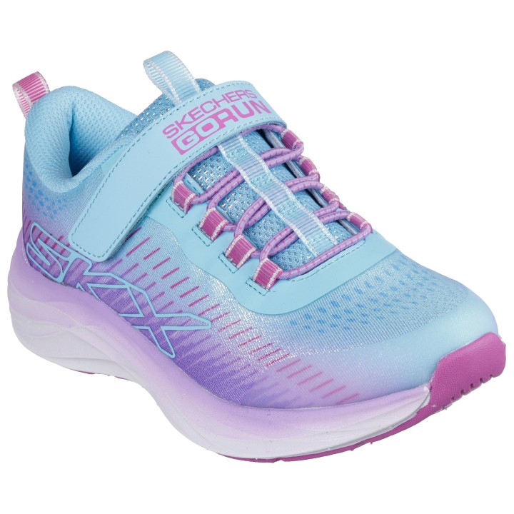 Skechers Sneaker "GO-RUN ACCELERATE", Sneaker mit Klettverschluss, Glitzer, Größenschablone zum Download