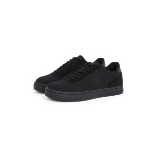 Calvin Klein Jeans Sneaker "CLASSIC CUPSOLE MG CANVAS", Schnürschuh, Halbschuh, Freizeitschuh mit CK Logo seitlich