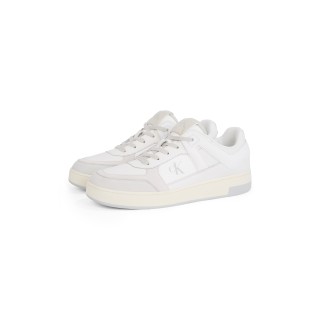 Calvin Klein Jeans Sneaker "BASKET CUP LOW LACEUP LTH MIX", Basket-Sneaker, Schnürschuh, Halbschuh, Freizeitschuh mit CK Logo