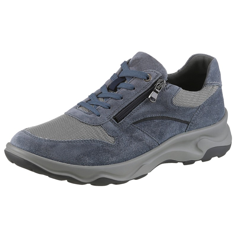 Waldläufer Sneaker "H-MAX", Schnürschuh, Halbschuh mit zusätzlichem Reißverschluss, H-Weite