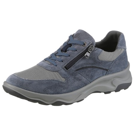 Waldläufer Sneaker "H-MAX", Schnürschuh, Halbschuh mit zusätzlichem Reißverschluss, H-Weite