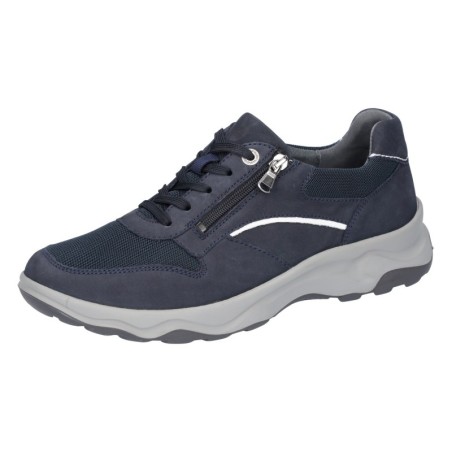 Waldläufer Sneaker "H-MAX", Schnürschuh, Halbschuh mit zusätzlichem Reißverschluss, H-Weite