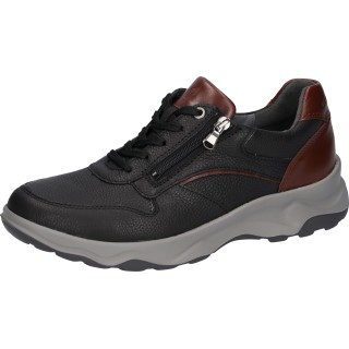 Waldläufer Sneaker "H-MAX", Halbschuh, Schnürschuh mit seitlichem Reißverschluss, H-Weite