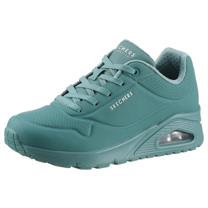 Skechers Sneaker "UNO-STAND ON AIR", im monochromen Look, Freizeitschuh, Halbschuh, Schnürschuh