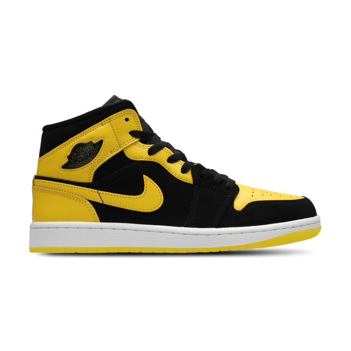 Jordan Aj1 Mid Herren Schuhe - Schwarz - Größe: 40 - Leder, Synthetik - Foot Locker