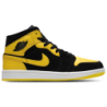 Jordan Aj1 Mid Herren Schuhe - Schwarz - Größe: 40 - Leder, Synthetik - Foot Locker
