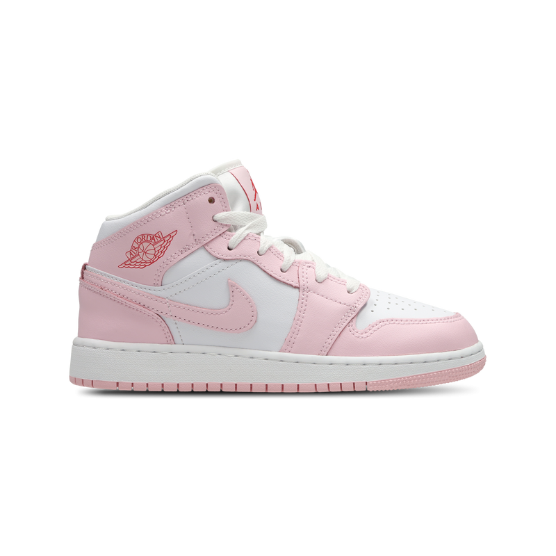 Jordan Aj1 Mid Unisex Schuhe - Rosa - Größe: 36 - Leder - Foot Locker