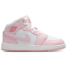 Jordan Aj1 Mid Unisex Schuhe - Rosa - Größe: 36 - Leder - Foot Locker