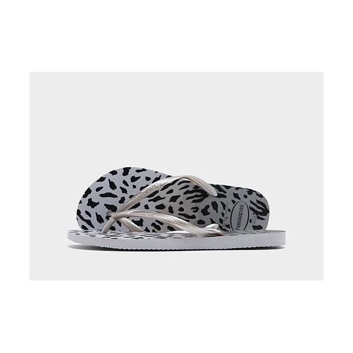 Havaianas Slim Animal Print Flip Flops Damen Grau - Grey - Womens, Grey