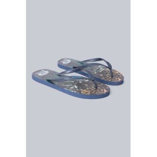 Oceana Gemusterte Flip-Flops für Herren - Grau