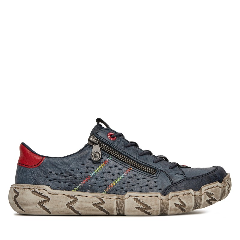 Halbschuhe Rieker L0357-12 Dunkelblau