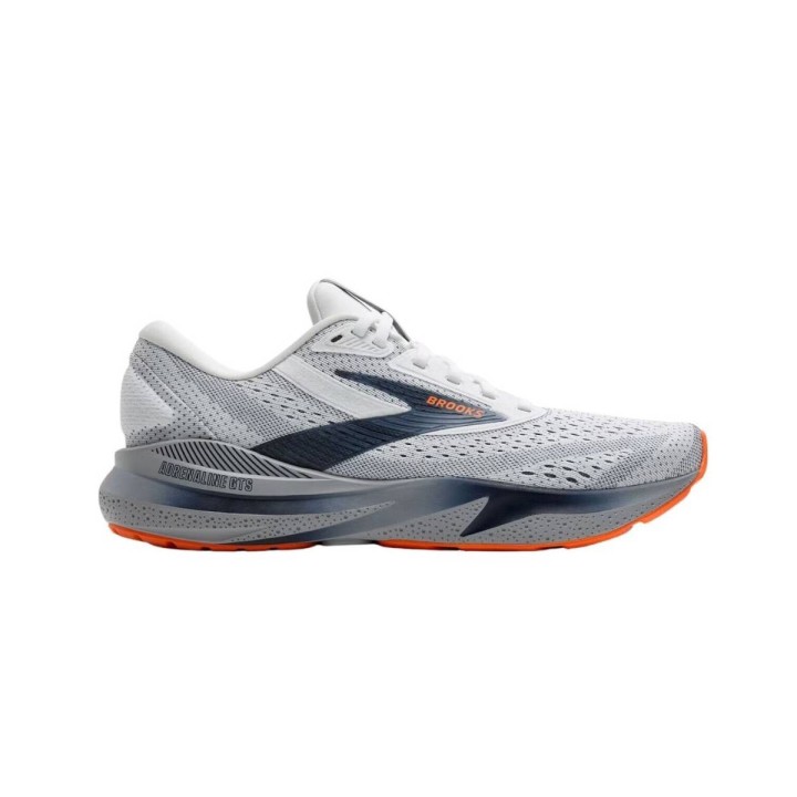 Brooks Adrenaline GTS 24 Schuhe Grau Blau SS25, Größe 42,5 - EUR