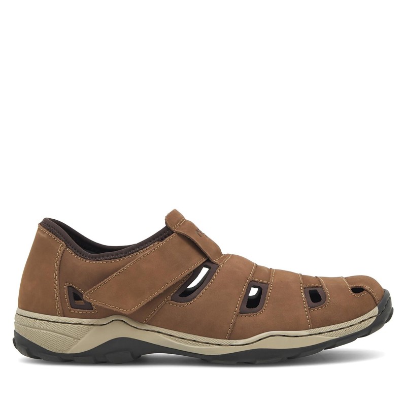 Halbschuhe Rieker 08067-24 Braun