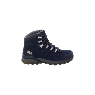 Jack Wolfskin Refugio Texapore Mid Women Wasserdichte Wanderschuhe Damen 39.5 miscellaneous,blue,grey Dark Blue / Grey