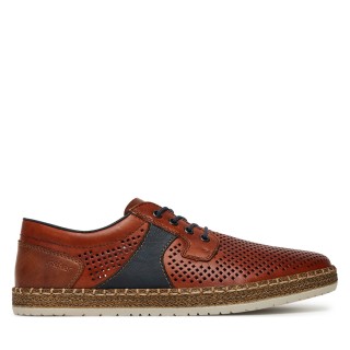 Halbschuhe Rieker B5214-24 Braun