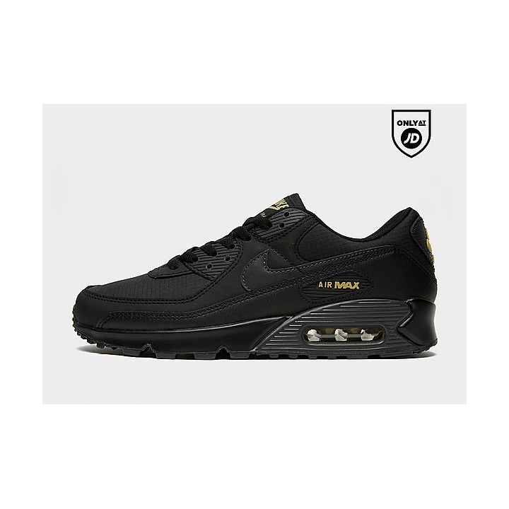 Nike Air Max 90 - Black - Mens, Black